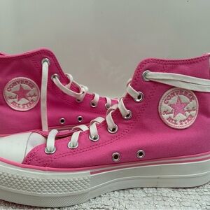 Converse Pink High-Top Sneakers